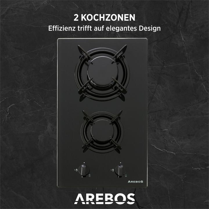 Actual product image Arebos Gas cooker glass