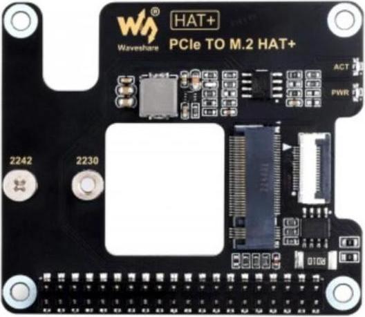 Immagine prodotto Raspberry Pi EB120819 - Adattatore da PCIe a M.2 per 5, supporta il protocollo NVMe M.2 Solid Sta