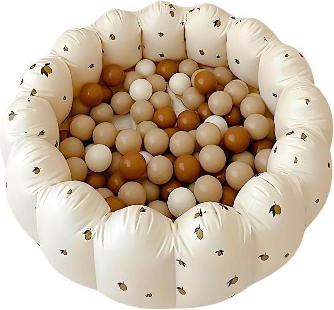 Milkii Piscine à balles avec 50 balles - Citron