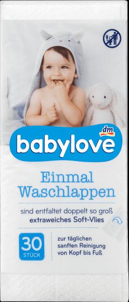 Produktbild dm babylove Einmal Waschlappen
