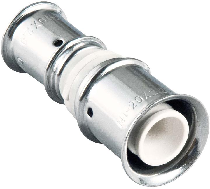 Produktbild Multitubo Press-Kupplung reduziert aus PPSU 20x16mm (Rohrkupplung)
