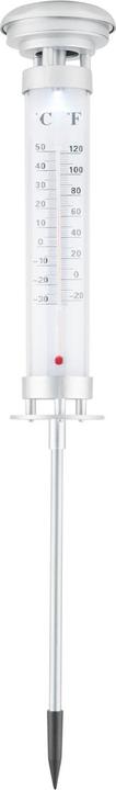 Grundig Solar LED Lampe mit Thermometer