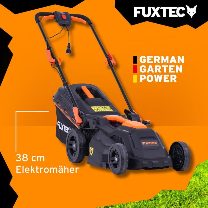 Actual product image Fuxtec Electric lawn mower with cable FX-RME38 (Electrical connection)