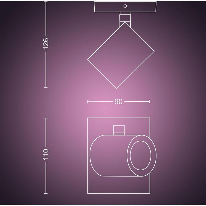 Produktbild Philips Hue Argenta Basis BT (350 lm, GU10)