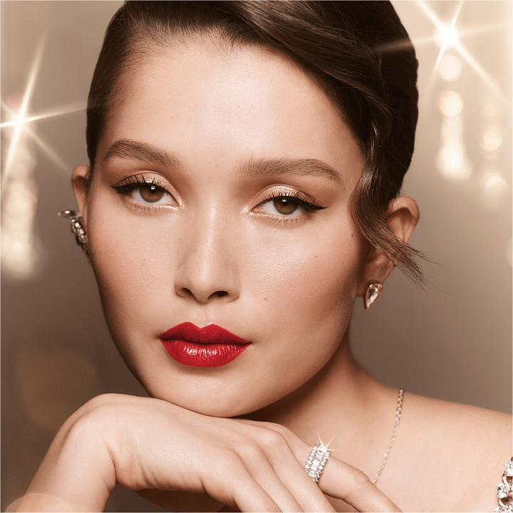Actual product image Bobbi Brown Golden Glamour Luxe Lipstick Paris.Red (Parisian Red)