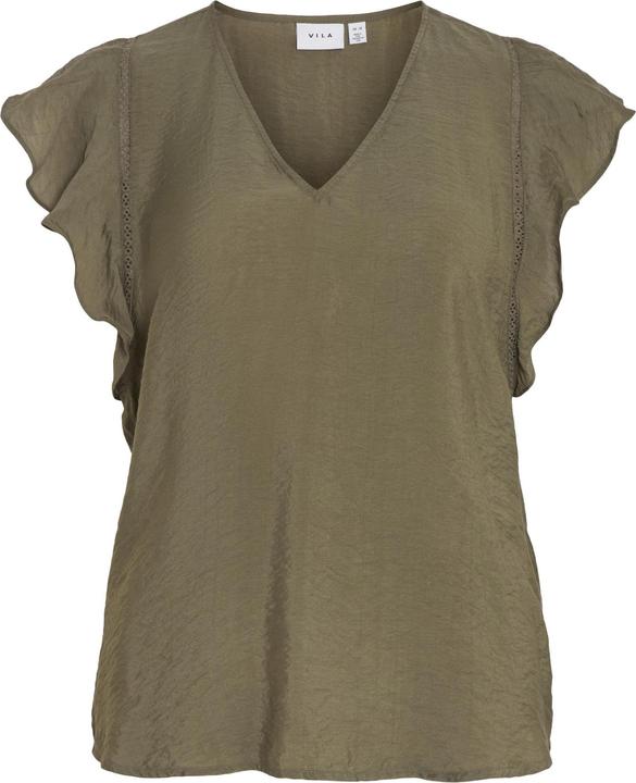 Actual product image Vila Ruched top with short sleeves (36)