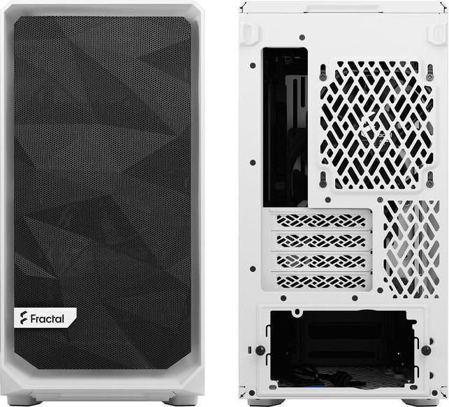 Actual product image Fractal Meshify 2 Mini White TG Clear Tint - white (mATX, Mini-ITX, Mini-DTX, DTX)