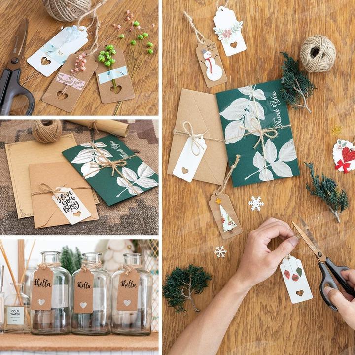 Produktbild I Am Creative Geschenk Anhänger Bastel Etiketten (Geschenkverzierung, 200 x)