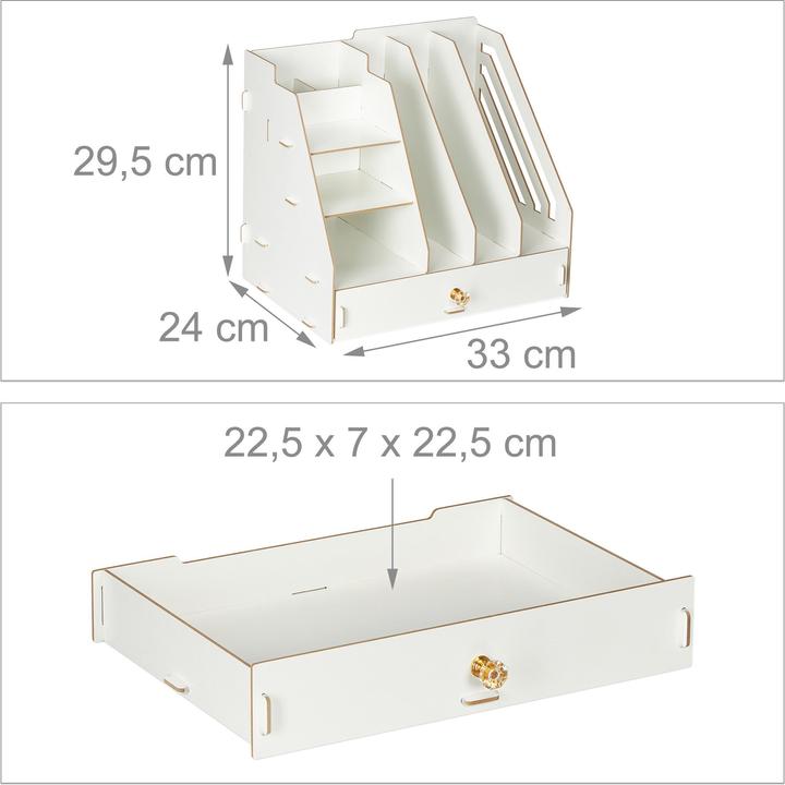 Immagine prodotto Relaxdays Organizzatore da scrivania (A4)
