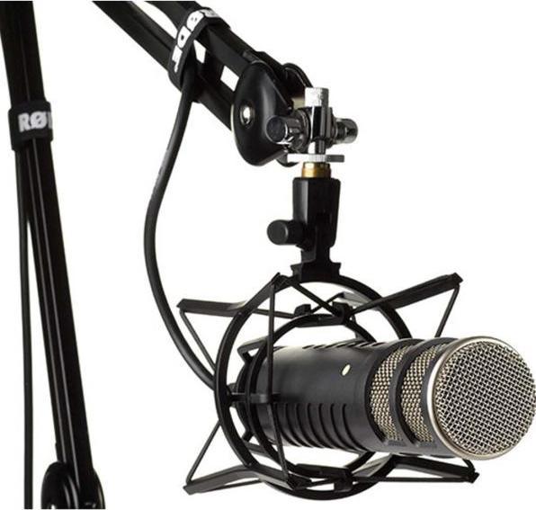 Actual product image RØDE PSA-1 desktop microphone arm with Vesa mount and microfibre cloth