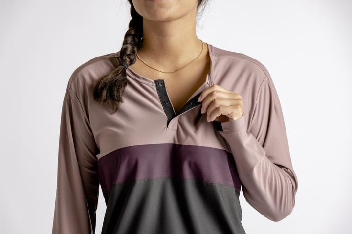 Actual product image iXS Women's Flow XTG long Sleeve Henley (38)
