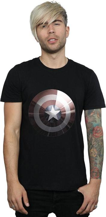 Immagine prodotto Maglietta Uomo Captain America Shield Shiny (XXL)