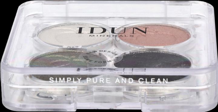 Produktbild IDUN Minerals Palette Eyeshadow Vitsippa (Grün, Pink, Schwarz, Weiss)
