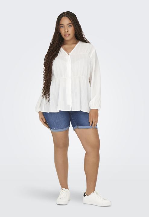 Actual product image Only Curvy CARLaola Reg destroyed denim shorts Denim shorts (44)