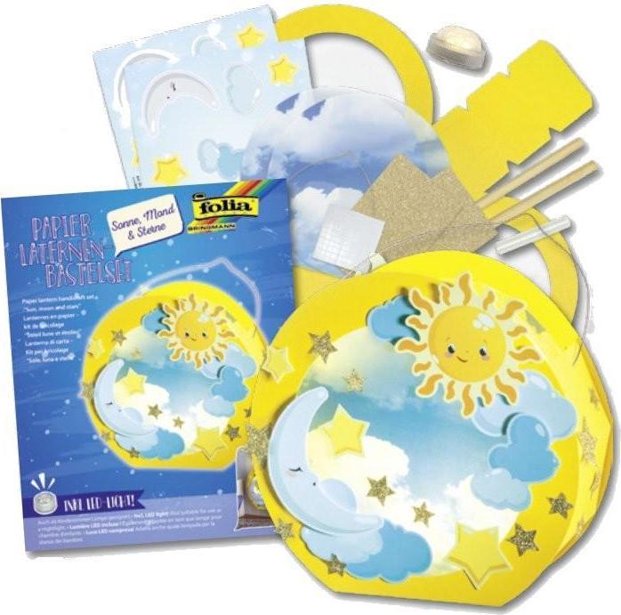 Immagine prodotto Folia Lanterna di carta Craft Set Sole, Luna, Stelle