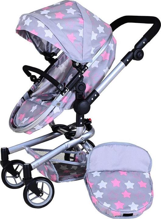 Produktbild Knorrtoys Puppenwagen Boonk - "star grey pink"