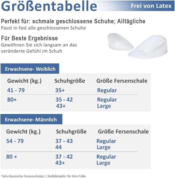 Image du produit Tuli's Talonnettes Gel Regular, 1 paire
