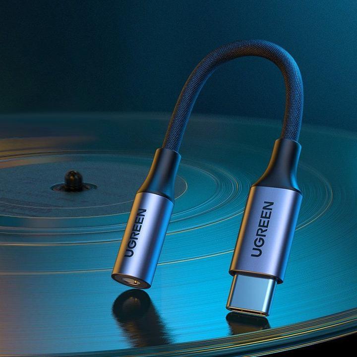 Actual product image Ugreen USB-C to 3.5mm adapter cable with DAC chip (USB Type C, 3.5mm jack)