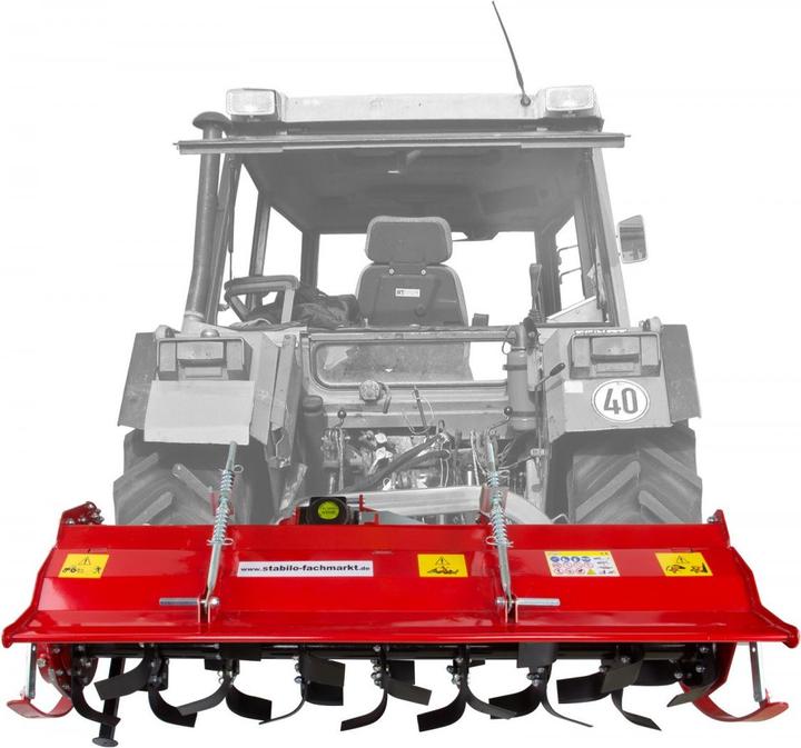 Produktbild Dema Traktor Schlepper Kleintraktor Bodenfräse Heckfräse Erdfräse Fräse 180 cm breit