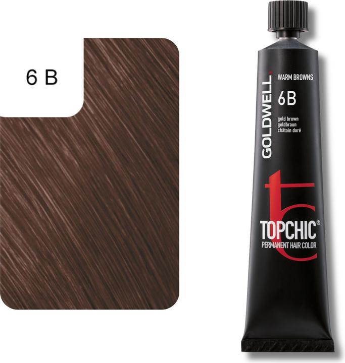 Actual product image Goldwell Topchic (6B golden brown)
