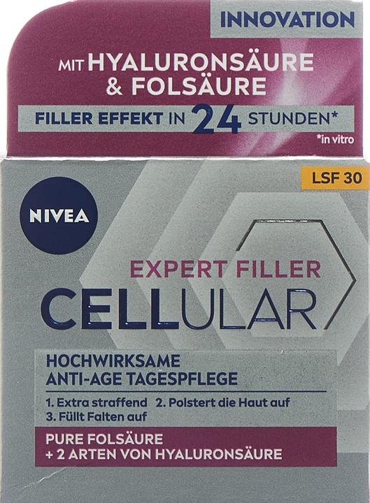 Produktbild NIVEA Cellular Expert Filler Anti-Age Tagespflege LSF 30 (50 ml, Tagescreme, SPF 30)