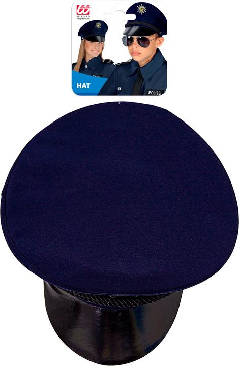 Produktbild Widmann Polizei Mütze blau mit Schwarzem Schirm für Kinder