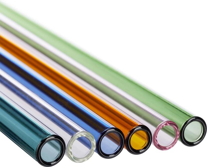 Produktbild Relaxdays Glasstrohhalme (6 x)