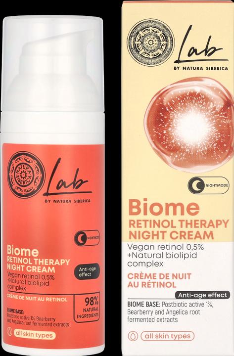 Actual product image Natura Siberica Lab Biome Retinol Therapy Night Face Cream 50ml (50 ml, Night cream)