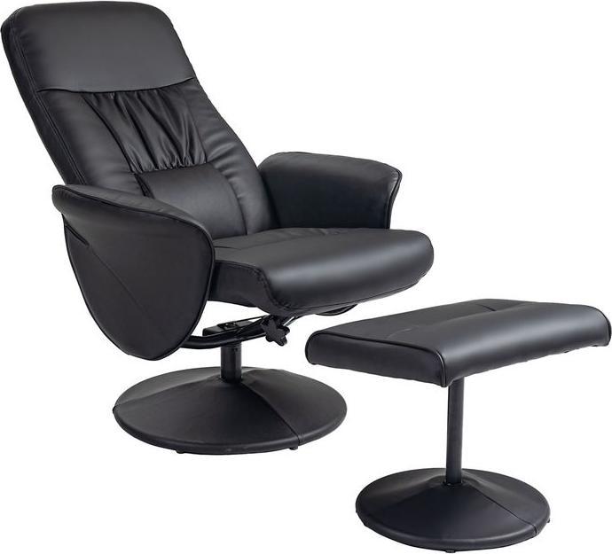 Produktbild Swisshandel24 Relaxsessel mit Hocker, Fernsehsessel, TV Sessel mit Liegefunktion, Drehbarer Polstersessel für Wohn
