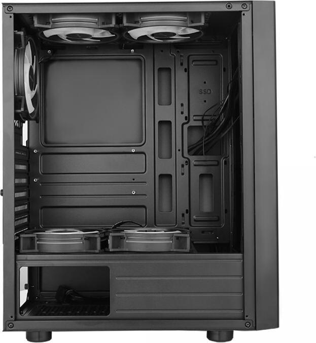 Produktbild M & M's PC-Gaming-Gehäuse MS ARMOR V310 Schwarz