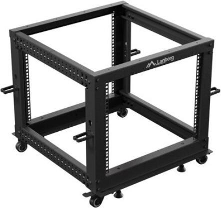 Produktbild Lanberg 19 OPEN RACK 9 HE 600X600-1100 VERSTELLBAR SCHWARZ