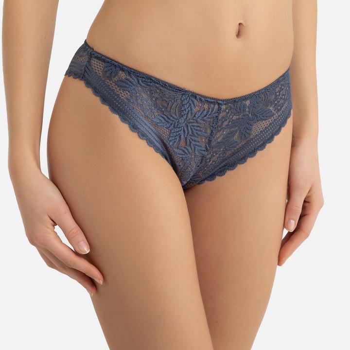 Immagine prodotto La Redoute Collections Slip Tanga in pizzo (42, Confezione singola)