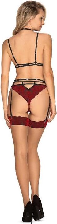 Actual product image Obsessive Sugestina Lace Garter Stockings (XL)