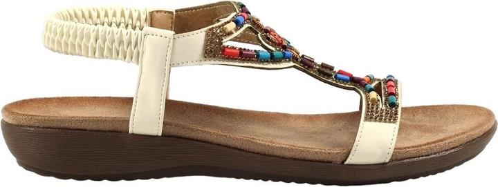 Actual product image Lunar Womens/Ladies Mariella Beaded Sandals (37)