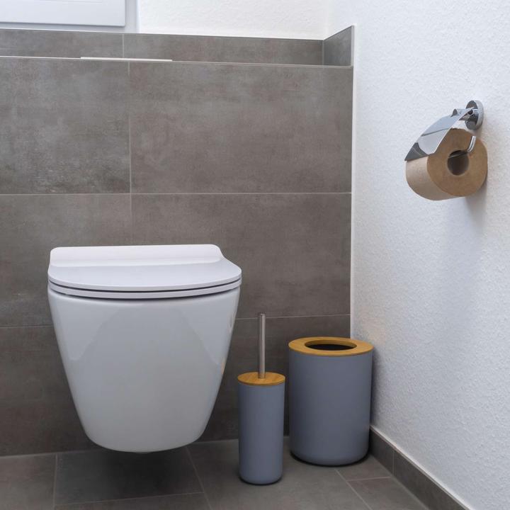 Actual product image Intirilife Badezimmer Zubehör Set inkl. Zahnputzbecher Seifenschale Seifenspender Toilettenbürste