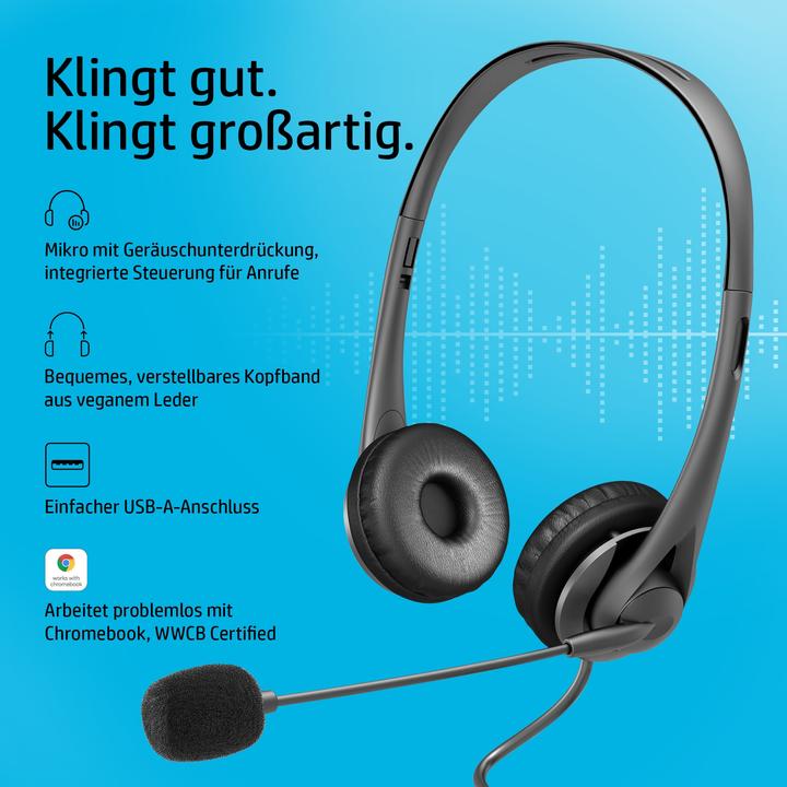 Produktbild HP G2 Headset On-Ear (Kabelgebunden, USB-A)