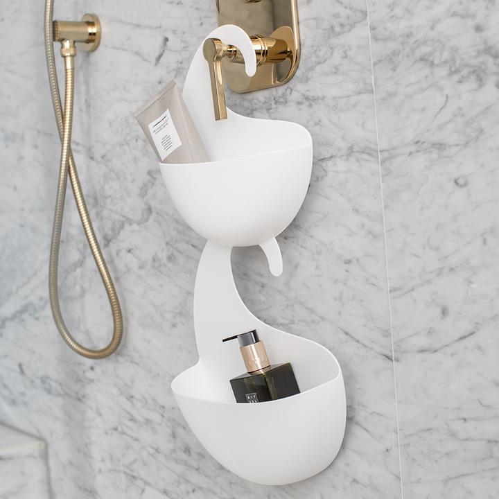 Actual product image Koziol Surf bath silo XL to hang up (6.5 x 21.5 x 25 cm)