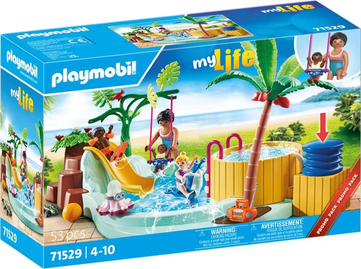 Playmobil Kinderbecken mit Whirlpool (71529, Playmobil My Life)