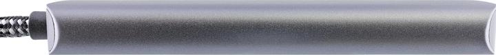 Immagine prodotto InLine Hub USB 3.2 Type-C a 4x A 10Gb/s custodia in metallo grigio (USB-C, 4 Porti)
