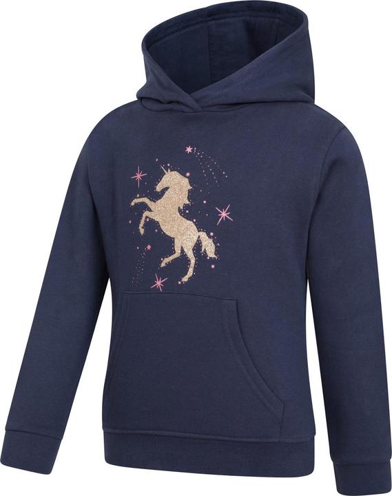 Actual product image Mountain Warehouse Childrens/Kids Unicorn Organic Hoodie (98)