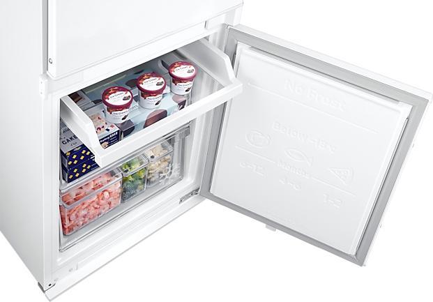 Produktbild Samsung BRB30703EWW/EF Kühl- und Gefrierkombination Integriert 298 l E Weiss (298 l)