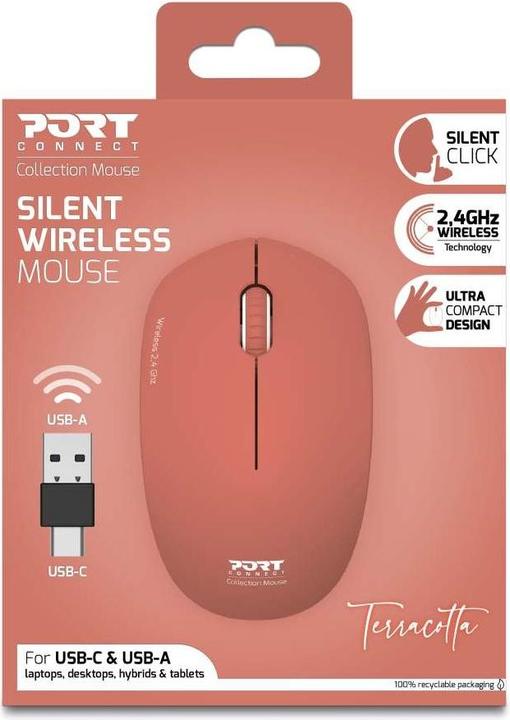 Produktbild Port Designs SILENT - Wireless Mouse (Kabellos)
