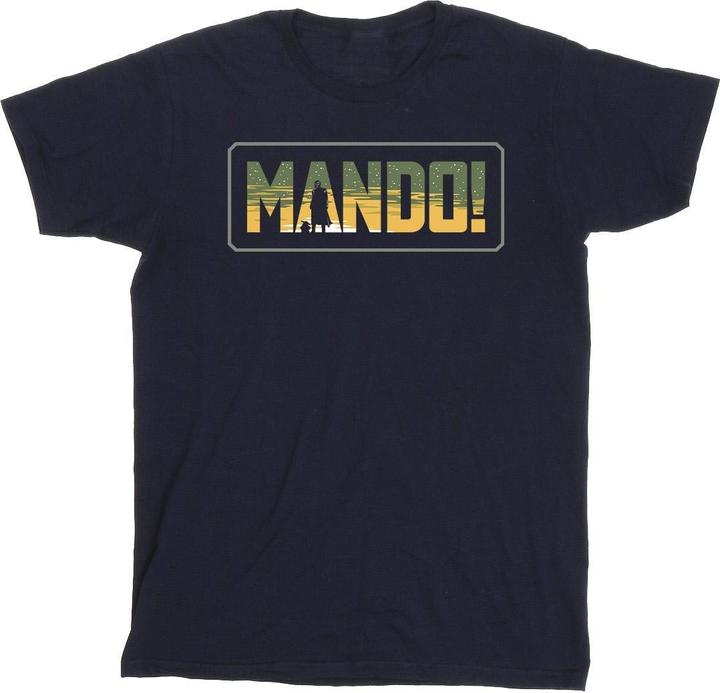 Star Wars The Mandalorian Mando Cutout TShirt