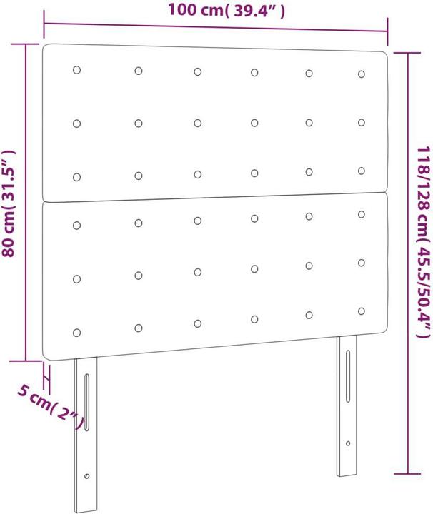 Produktbild VidaXL Kalli (100 x 5 x 128 cm)
