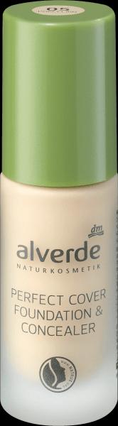 Produktbild dm alverde Make-up Perfect Cover Foundation 05 Porcelain (05 Porcelain)