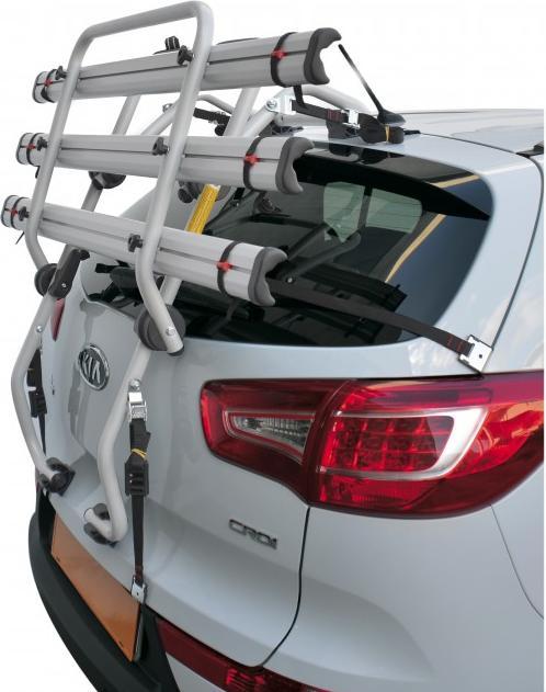 Actual product image Peruzzo Padova Alu 3 Grey Rear Bicycle Carrier for 3 BicyclesVelotrack