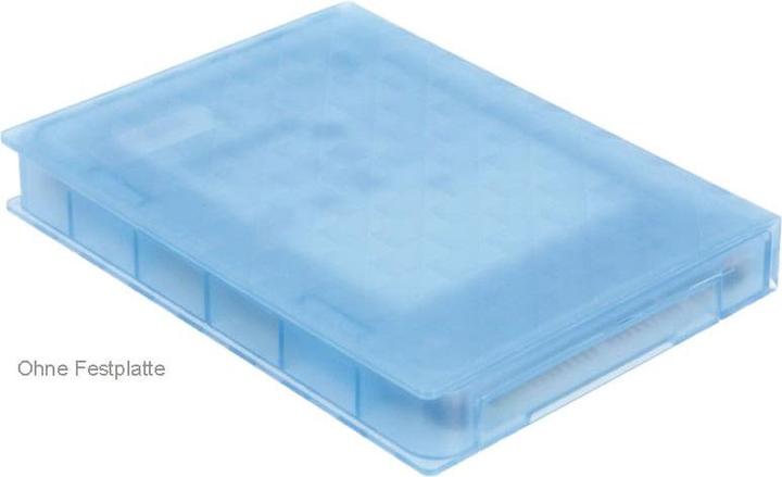 Immagine prodotto LogiLink Scatola HDD per hard disk esterni da 2,5", blu Scatola protettiva, resistente ai tropici e