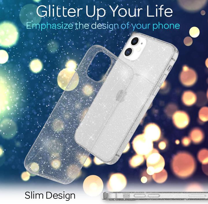 Actual product image Nalia Glitter mobile phone case (Apple iPhone 12 Pro, Apple iPhone 12)