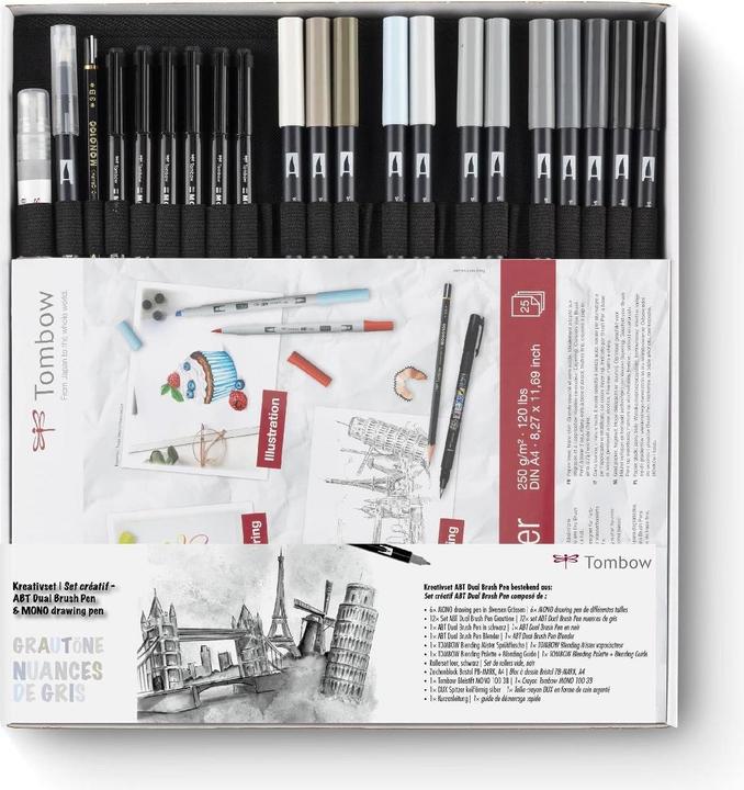 Produktbild Tombow Set Abt (Grau, 1 x)