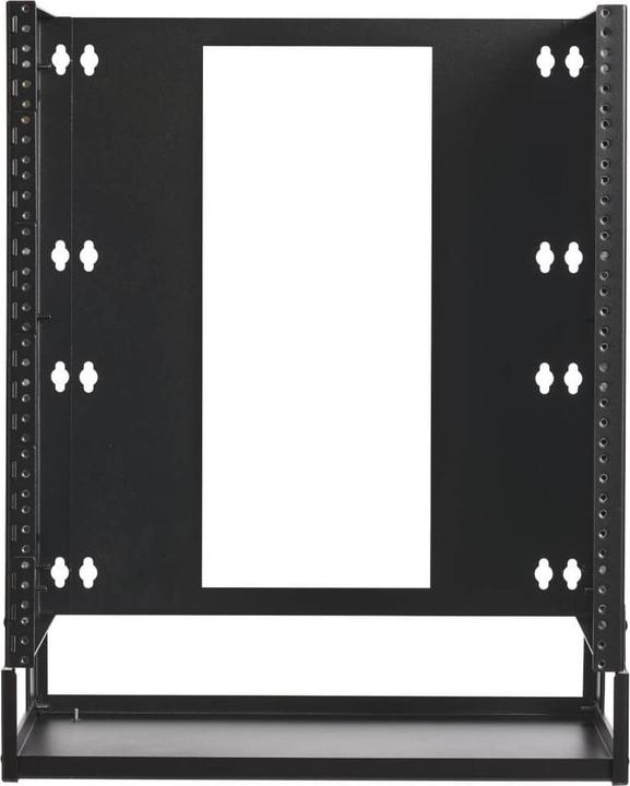 Actual product image Eaton 12U Wall-Mount Bracket with Shelf for Small Switches and Patch Panels Hinged